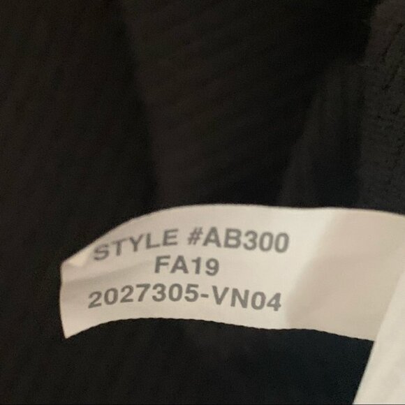 Madewell Pocket Tee ribbed midi dress in black size XS B8 - Picture 6 of 7